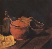 Vincent Van Gogh Still life with Earthenware,Bottle and Clogs (nn04) Sweden oil painting artist